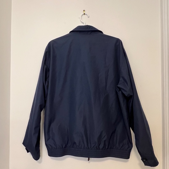 Chaps Casual Sporty Full Zip Bomber Style Lined Jacket - Navy Blue - Size M - Picture 4 of 8
